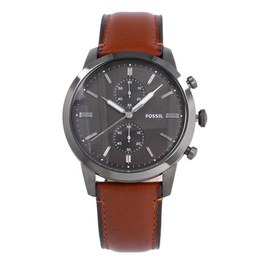 FOSSIL フォッシル 腕時計 メンズ 男性 クオーツ 電池 クロノグラフ TOWNSMAN タウンズマン 仕事 レザー 革 ブラウン ...