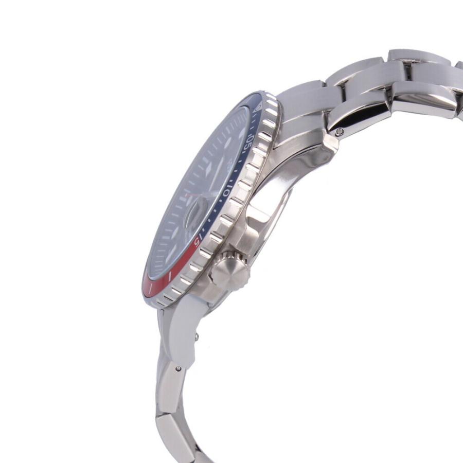 FOSSIL フォッシル腕時計 メンズ クオーツ 3針 メタル ステンレス シルバー レッド ブルー ペプシカラー ブラック FS5657 ...