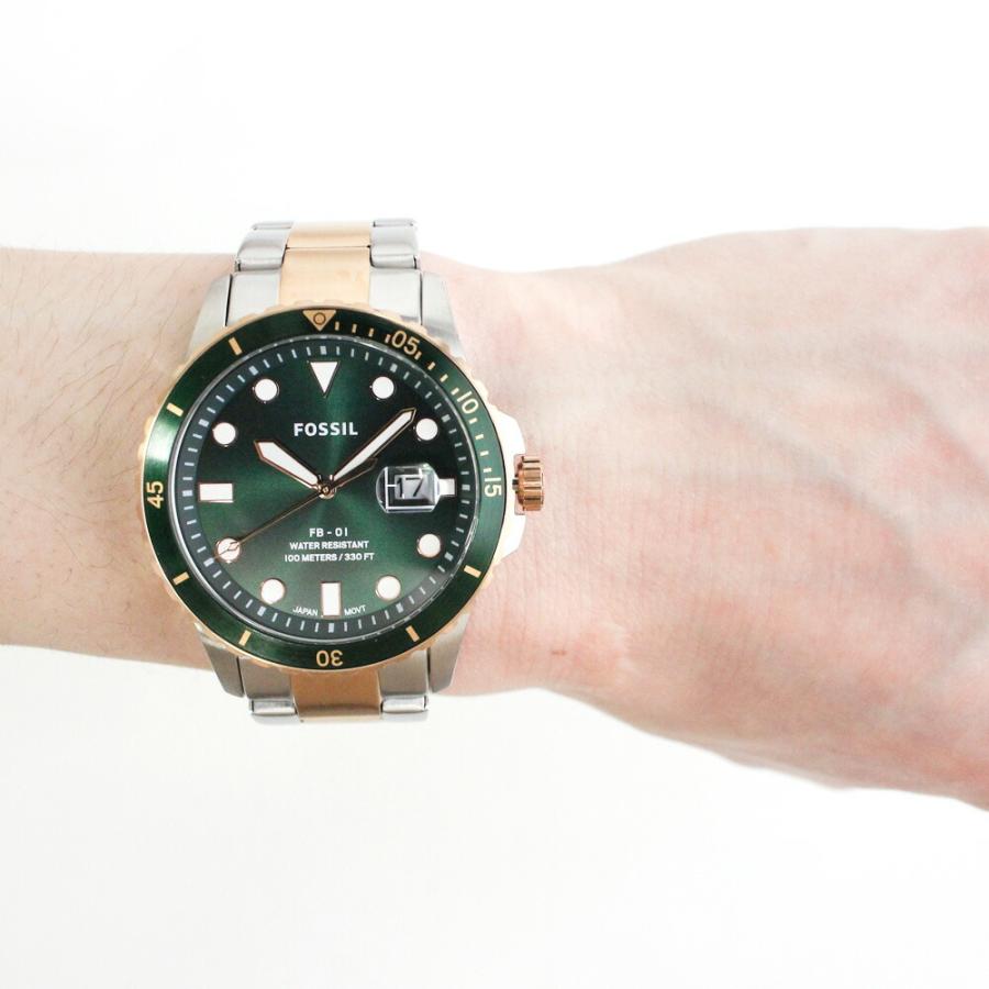フォッシル FOSSIL 腕時計 メンズ FOSSIL BLUE DIVE 三針デイト 