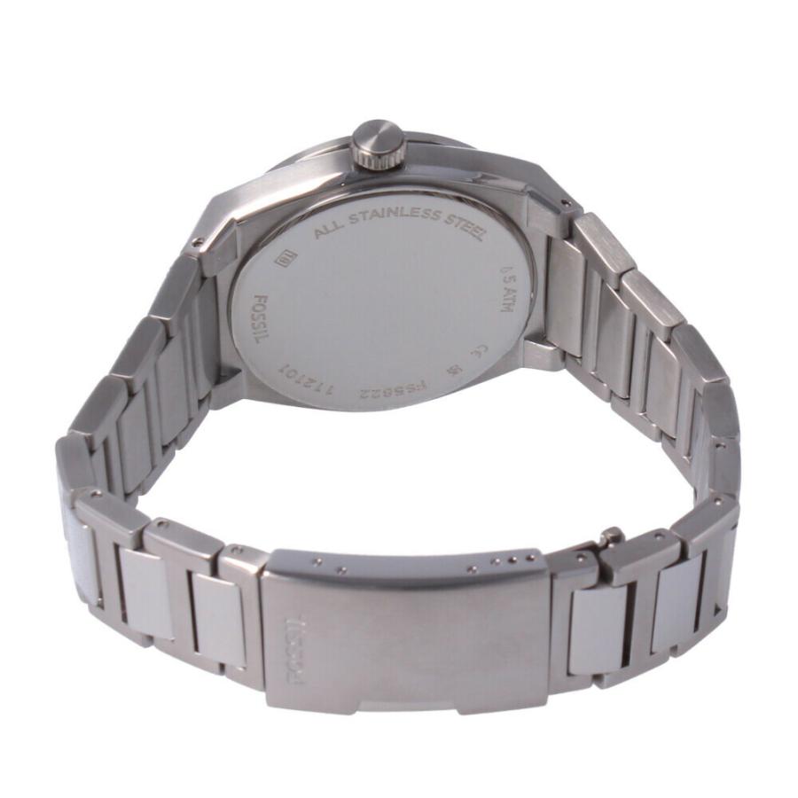 FOSSIL フォッシル 腕時計 時計 メンズ クオーツ アナログ 3針 ステンレス メタル シルバー ブルー FS5822 父の日｜tokei-tokia｜04
