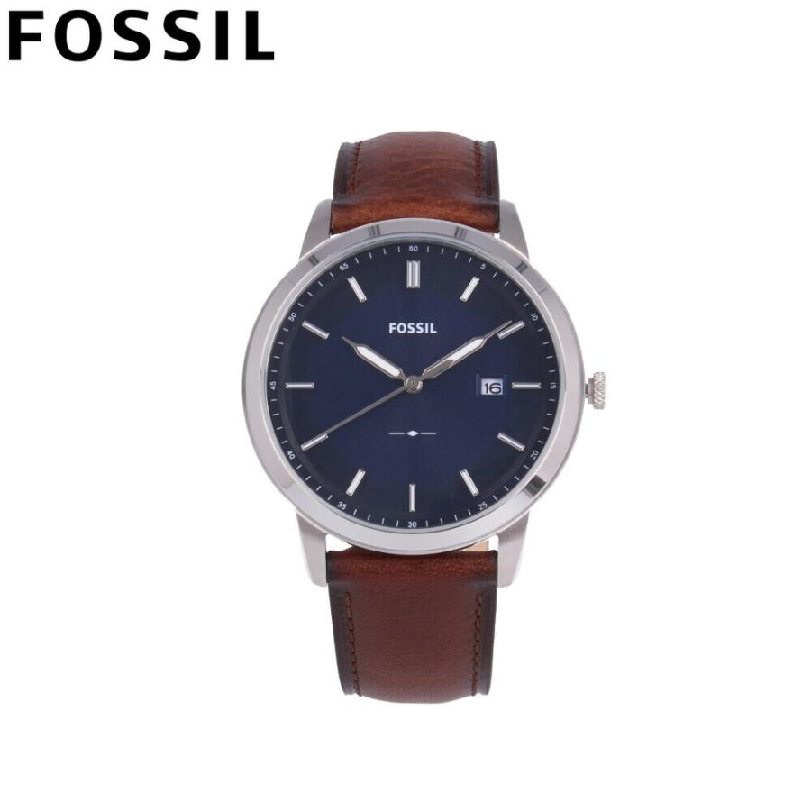 FOSSIL フォッシル腕時計 メンズ クオーツ 3針 レザー ブラウン