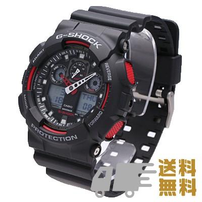 【レアモデル】G-SHOCK GA-100 ブラック/レッド G-SHOCK CASIO カシオ ジーショック Gショック 腕時計 メンズ