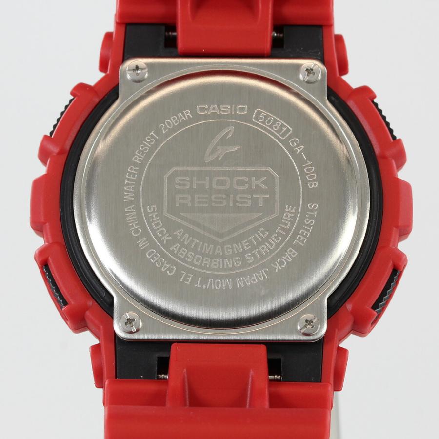 G-SHOCK gショック CASIO GA-100B-4A GA-100 SERIES アナデジ メンズ