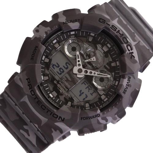 G-SHOCK GA-100CM-8A グレー・迷彩腕時計 G-SHOCK カシオ gショック CASIO ジーショック Gショック 腕時計