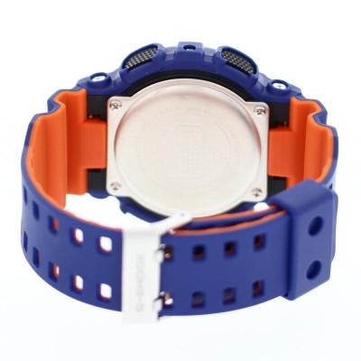 CASIO G-SHOCK GA-100L ネイビー/オレンジ GA100MF-1A | Multifluorescent Tactical Watch | Casio G-SHOCK