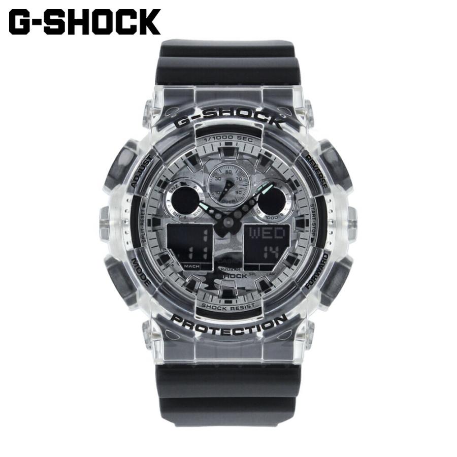 G-SHOCK CASIO カシオ ジーショック Gショック GA-100 SERIES腕時計 メンズ クオーツ アナデジ 2針 ブラック ...
