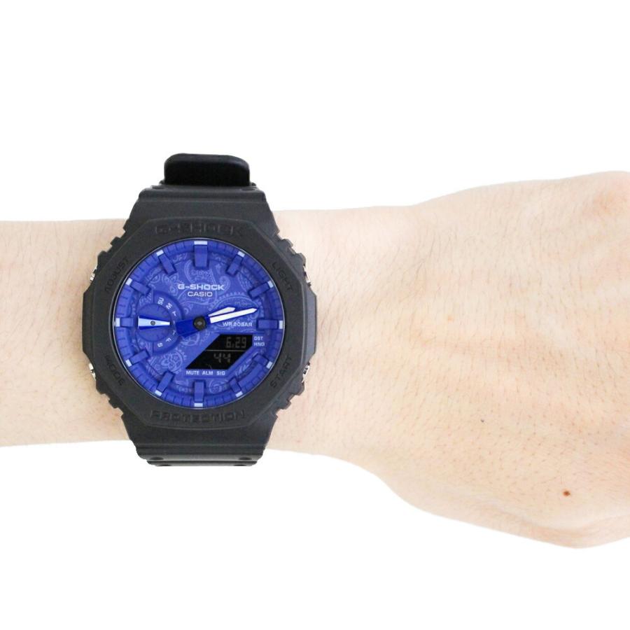 [希少]G-SHOCK GA-2100BP ブルーペイズリー　廃盤品 タフネスを追求し進化を続けるG-SHOCKから、ペイズリー柄をあしらった