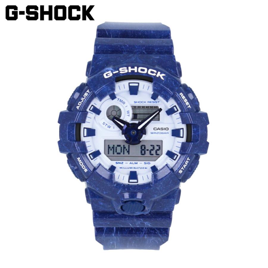 G-SHOCK GA-700-2A 並行輸入品 Gショック ブルー 青 海外 camping.com