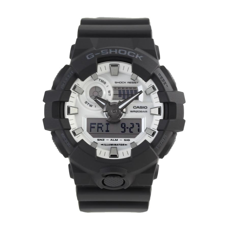 Casio G-Shock GA700VB-1A Orologio Unisex | Analogico-Digitale Nero Con Dettagli Viola | Resistente 200m E Super Illuminator