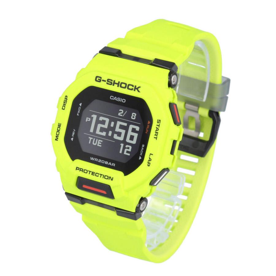 CASIO カシオ G-SHOCK ジーショック Gショック G-SQUAD 腕時計 メンズ 防水 クオーツ デジタル Bluetooth モバイルリンク イエローグリーン GBD-200-9 1年保証｜tokei-tokia｜02