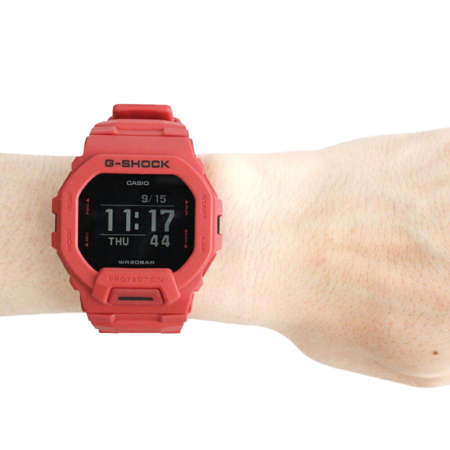 CASIO カシオ G-SHOCK ジーショック Gショック G-SQUAD GBD-200 SERIES 腕時計 時計 メンズ 防水 デジタル  Bluetooth レッド ブラック GBD-200RD-4 1年保証