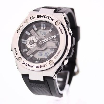 CASIO カシオ G-SHOCK ジーショック Gショック 腕時計 時計 メンズ アナログ デジタル 防水 G-STEEL シルバー メタル GST- 410-1A - 通販 - Yahoo!ショッピング