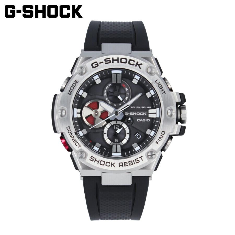 CASIO カシオ G-SHOCK ジーショック Gショック G-STEEL 腕時計 時計 メンズ 防水 タフソーラー クロノグラフ  Bluetooth ブラック シルバー GST-B100-1A 1年保証 : gst-b100-1a : 時計倉庫TOKIA - 通販 -  Yahoo!ショッピング
