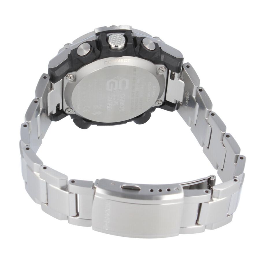 極美品G-SHOCK GST-B300SD タフソーラー シルバー メタルバンド G-SHOCK CASIO カシオ ジーショック Gショック G-STEEL腕時計