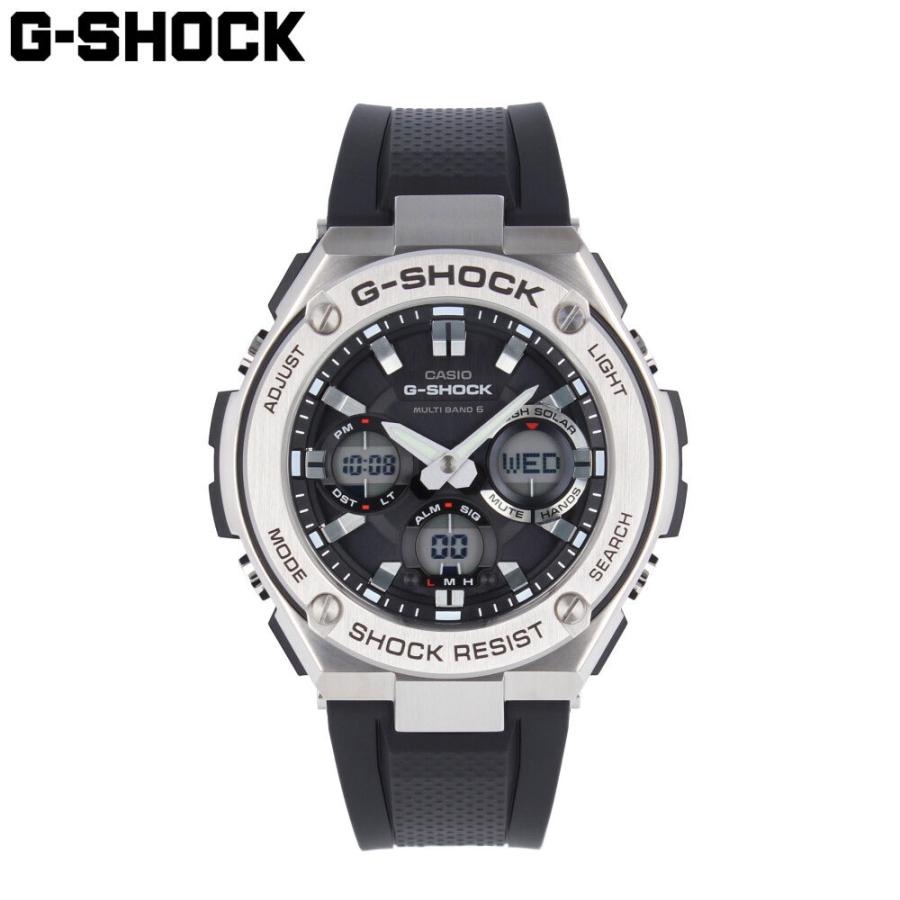 CASIO カシオ G-SHOCK ジーショック G-STEEL 腕時計 メンズ 防水 電波ソーラー アナデジ 2針 ステンレス 樹脂 ブラック シルバー GST-W110-1A 1年保証 :gst-w110-1a:時計倉庫TOKIA - 通販 - Yahoo!ショッピング CASIO カシオ G-SHOCK ジーショック G-STEEL 腕時計 メンズ 防水 電波ソーラー アナデジ 2針 ステンレス 樹脂 ブラック シルバー GST-W110-1A 1年保証 :gst-w110-1a:時計倉庫TOKIA - 通販 - Yahoo!ショッピング