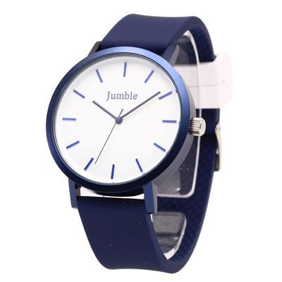 Jumble ジャンブル 42mm 腕時計 時計 メンズ レディース ユニセックス アナログ 防水 カラフルラバー カジュアル シンプル 学生 ペア Jmst03 Bl2 Jmst03 Bl2 時計倉庫tokia 通販 Yahoo ショッピング