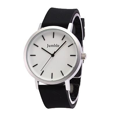 Jumble ジャンブル 42mm 腕時計 時計 メンズ レディース ユニセックス アナログ 防水 カラフルラバー カジュアル シンプル 学生 ペア Jmst03 Slbk Jmst03 Slbk 時計倉庫tokia 通販 Yahoo ショッピング