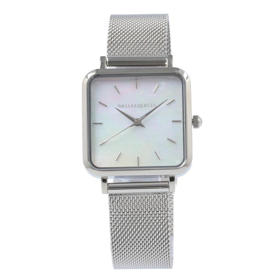 Melissapetit メリッサプティ Mpgt104 腕時計 レディース スクエア 四角 シェル シルバー メッシュベルト Mpgt104 時計倉庫tokia 通販 Yahoo ショッピング