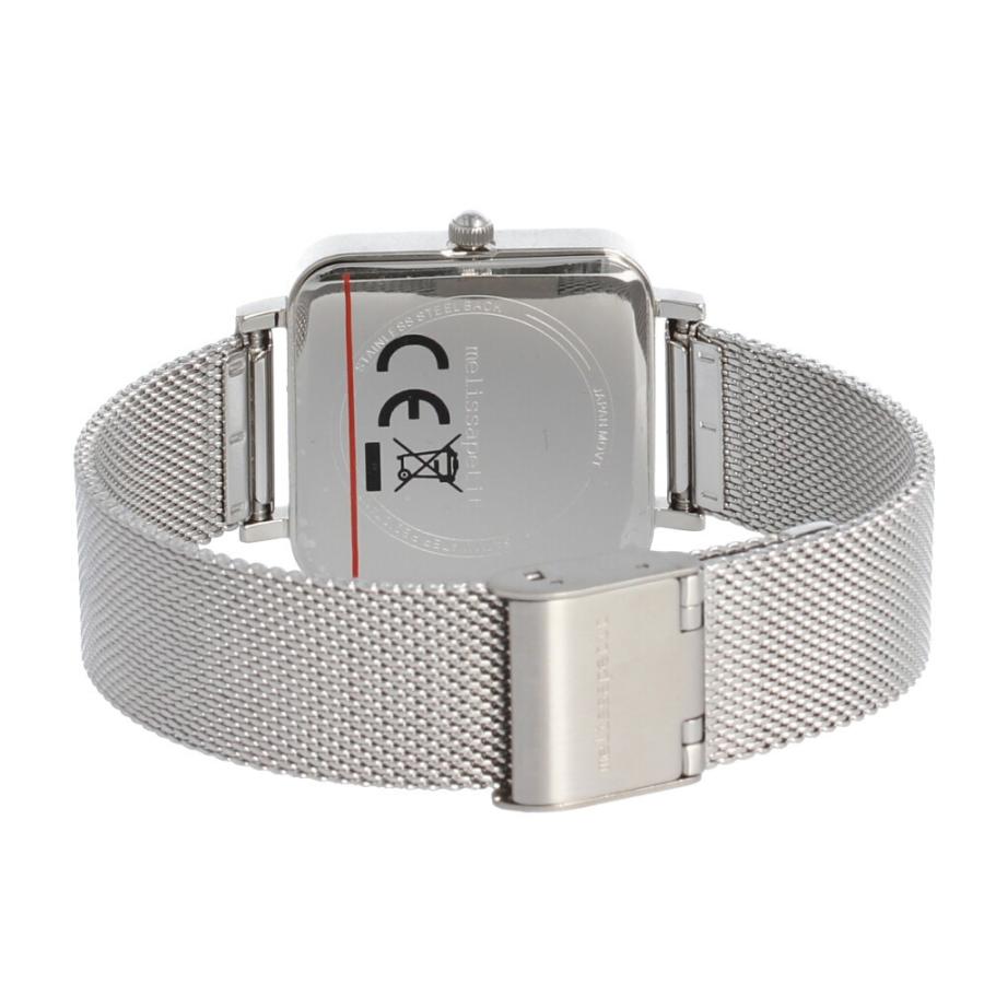 Melissapetit メリッサプティ Mpgt104 腕時計 レディース スクエア 四角 シェル シルバー メッシュベルト Mpgt104 時計倉庫tokia 通販 Yahoo ショッピング