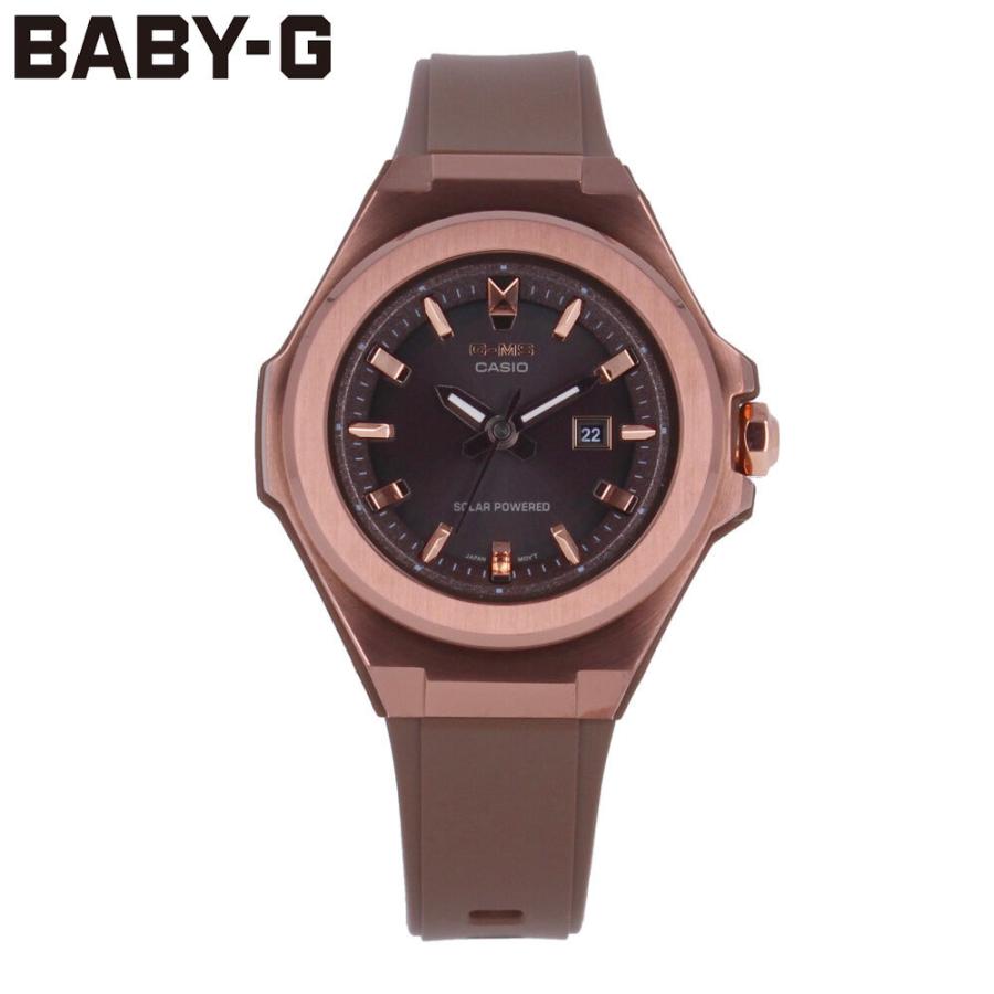 稼働　美品　MSG-S500G-5A G-MS 腕時計 ダークブラウン BABY-G カシオ ベビーgCASIO Baby-G ベビージー ベビーG腕時計