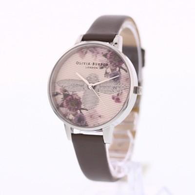 OLIVIA BURTON オリビアバートン Embroidered Dial 38mm 腕時計 時計 クオーツ レディース アナログ 刺繍ミツバチ カジュアル 女性 プレゼント レザー OB16EM05