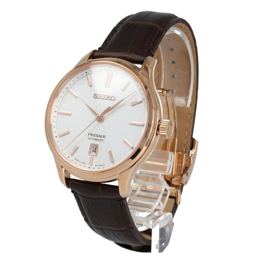 SEIKO セイコー PRESAGE プレサージュ 自動巻き 腕時計 ブラウン