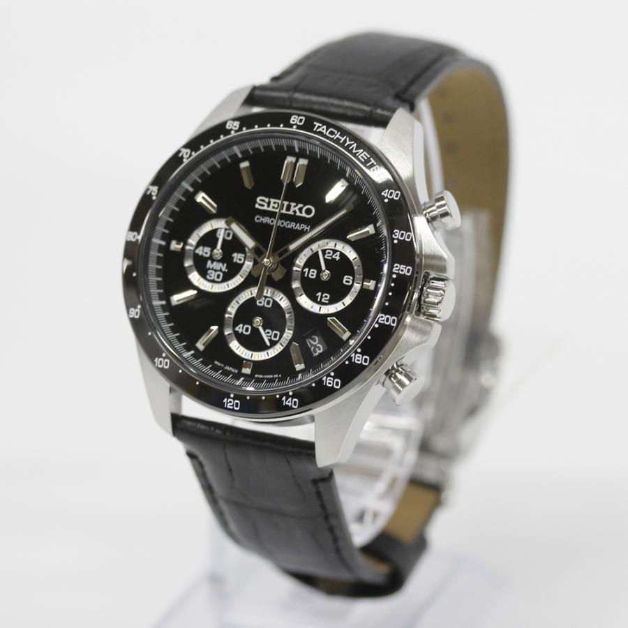 SEIKO 腕時計　セイコーセレクションスピリット ブラック 　SBTR021 SEIKO SELECTION セイコー セレクション メンズ 8Tクロノ SBTR021