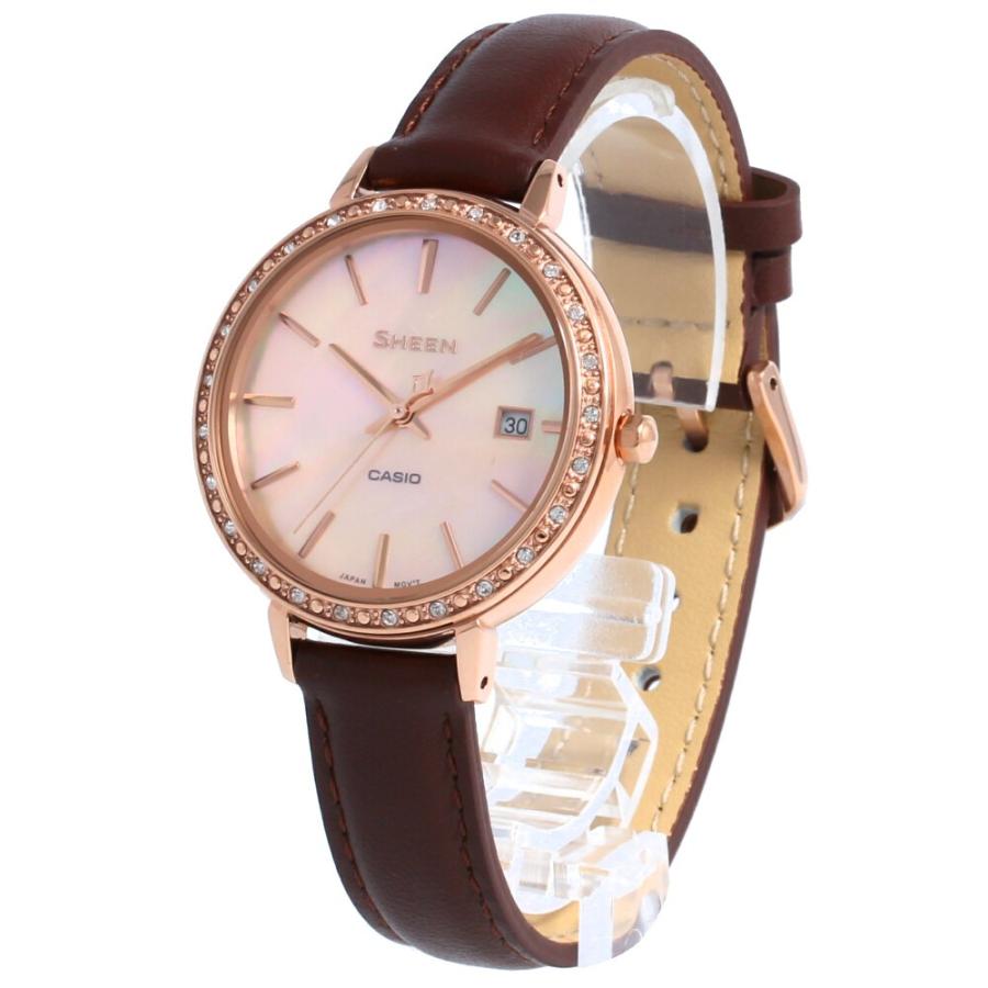 Casio カシオ Sheen シーン 腕時計 時計 クオーツ レディース アナログ 防水 スワロフスキー カジュアル シンプル ビジネス 就活 女性 新生活 She 4052pgl 4a She 4052pgl 4a 時計倉庫tokia 通販 Yahoo ショッピング