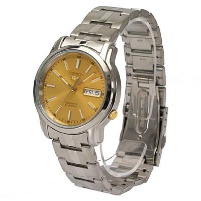 SEIKO 5 自動巻き AUTOMATIC デイデイト 金 銀 腕時計