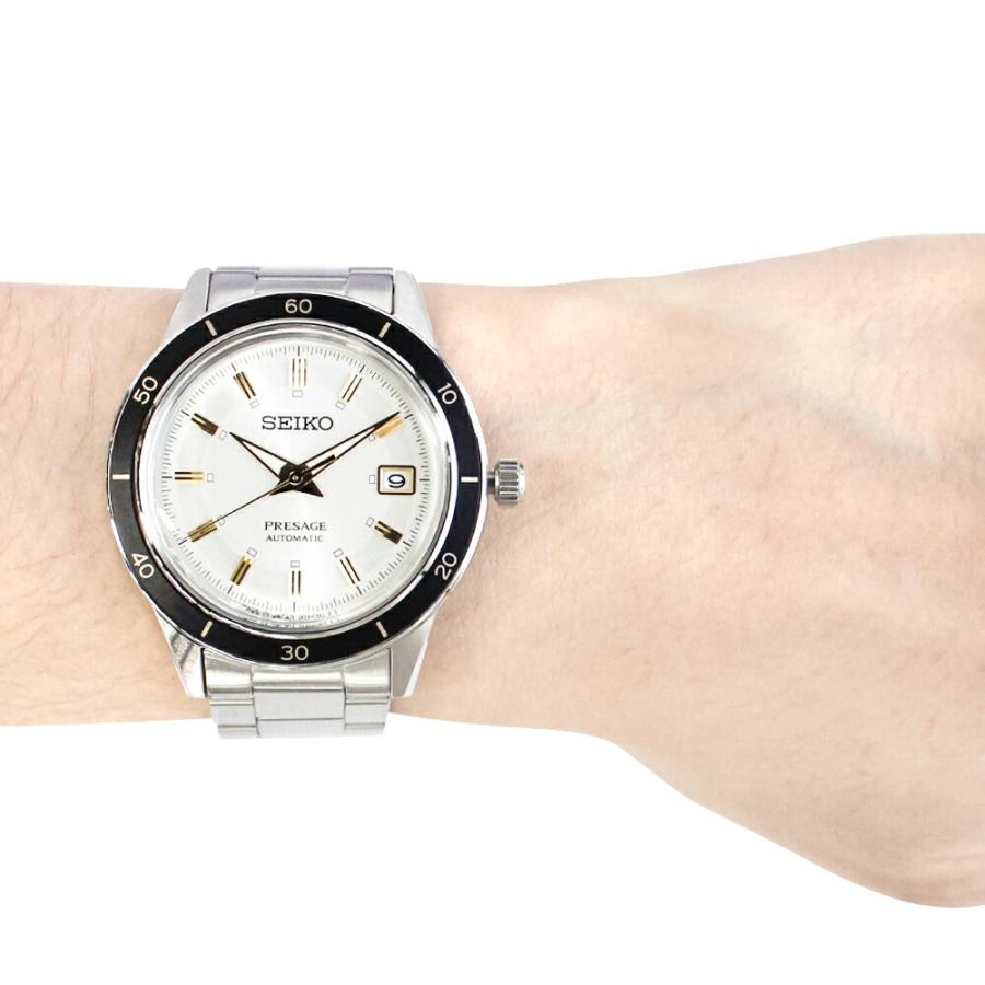 SEIKO Presage 自動巻き時計 シルバー/ブラック SEIKO Presage 自動巻き時計 シルバー/ブラック 【公式通販】