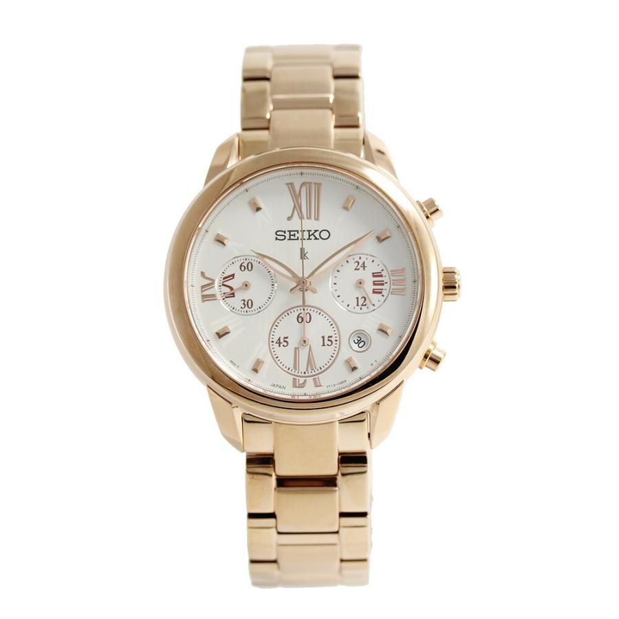 LUKIA SEIKO ルキア SRWZ88P1 クォーツ ローズゴールド レディース