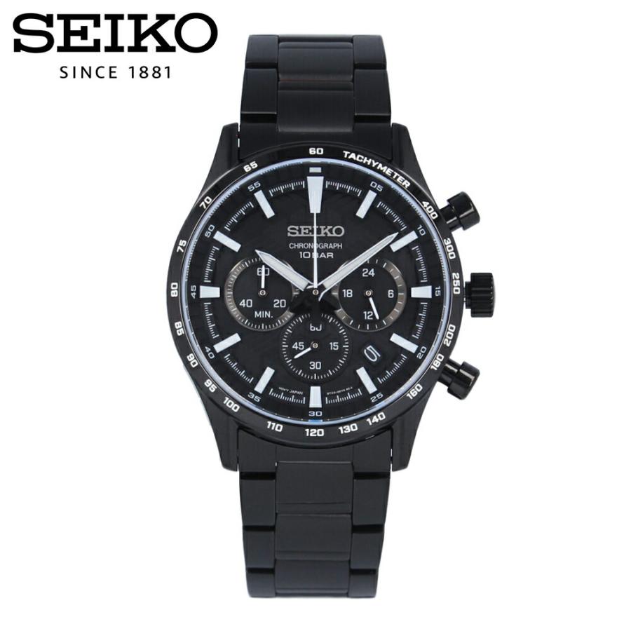 SEIKO セイコー腕時計 メンズ クオーツ アナログ クロノグラフ 