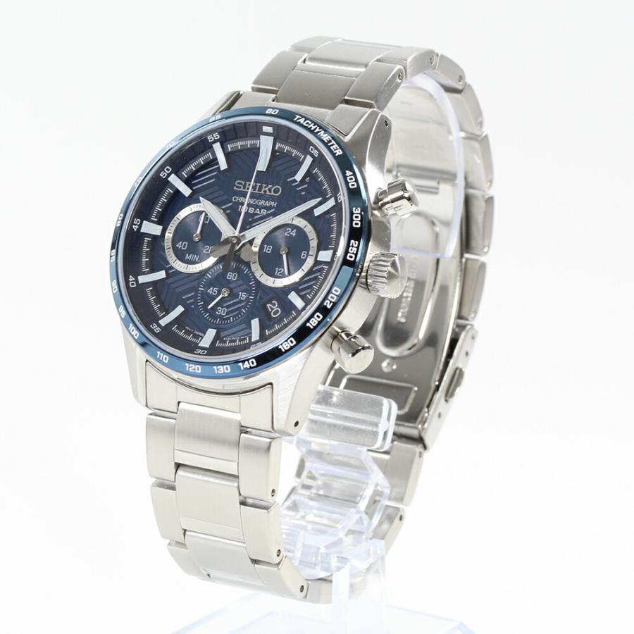 Seiko 5 SEIKO SSB445P1 クォーツ アナログ メンズ メタルベルト