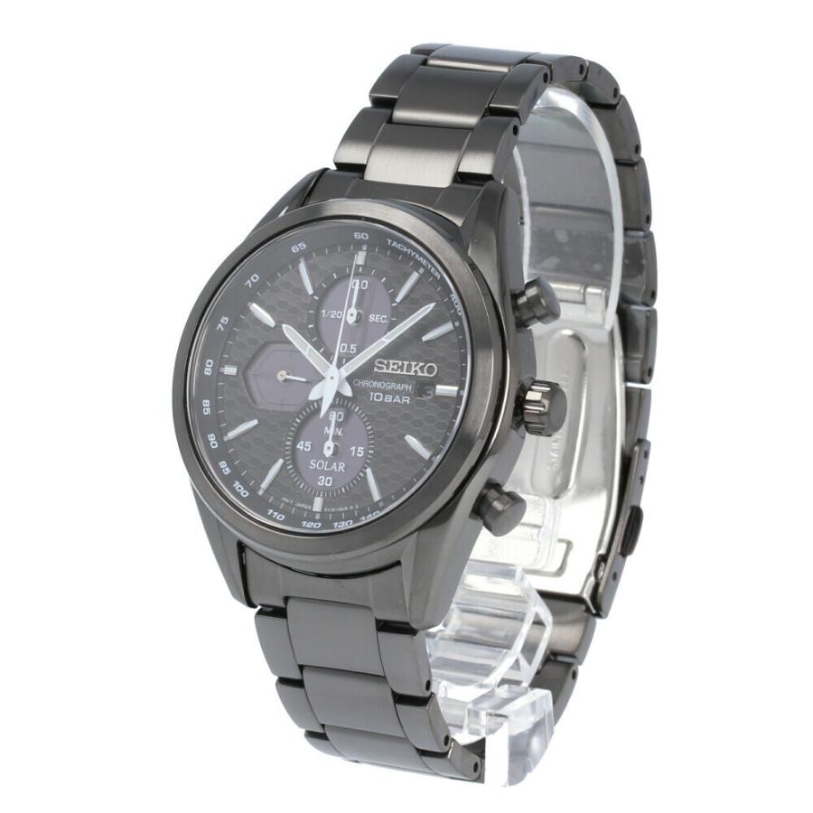 SEIKO セイコー 腕時計 メンズ ソーラー クオーツ クロノグラフ SEIKO セイコー 腕時計 メンズ ソーラー クオーツ クロノグラフ