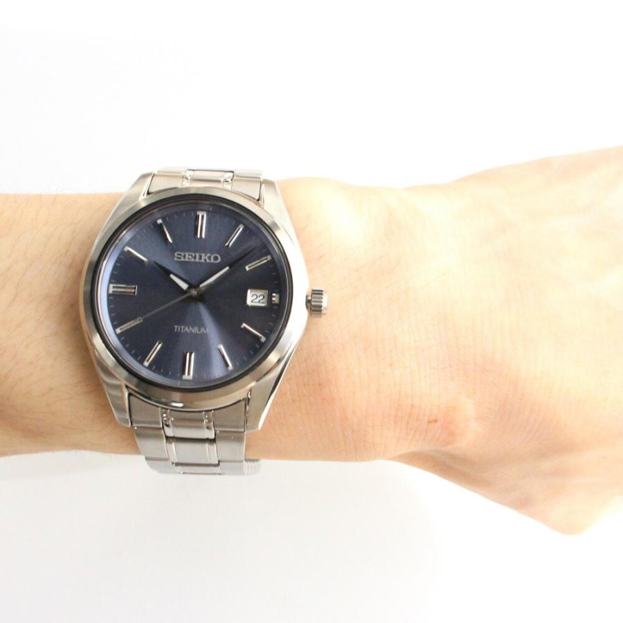 SEIKO セイコー腕時計 メンズ クオーツ アナログ メタル チタン 