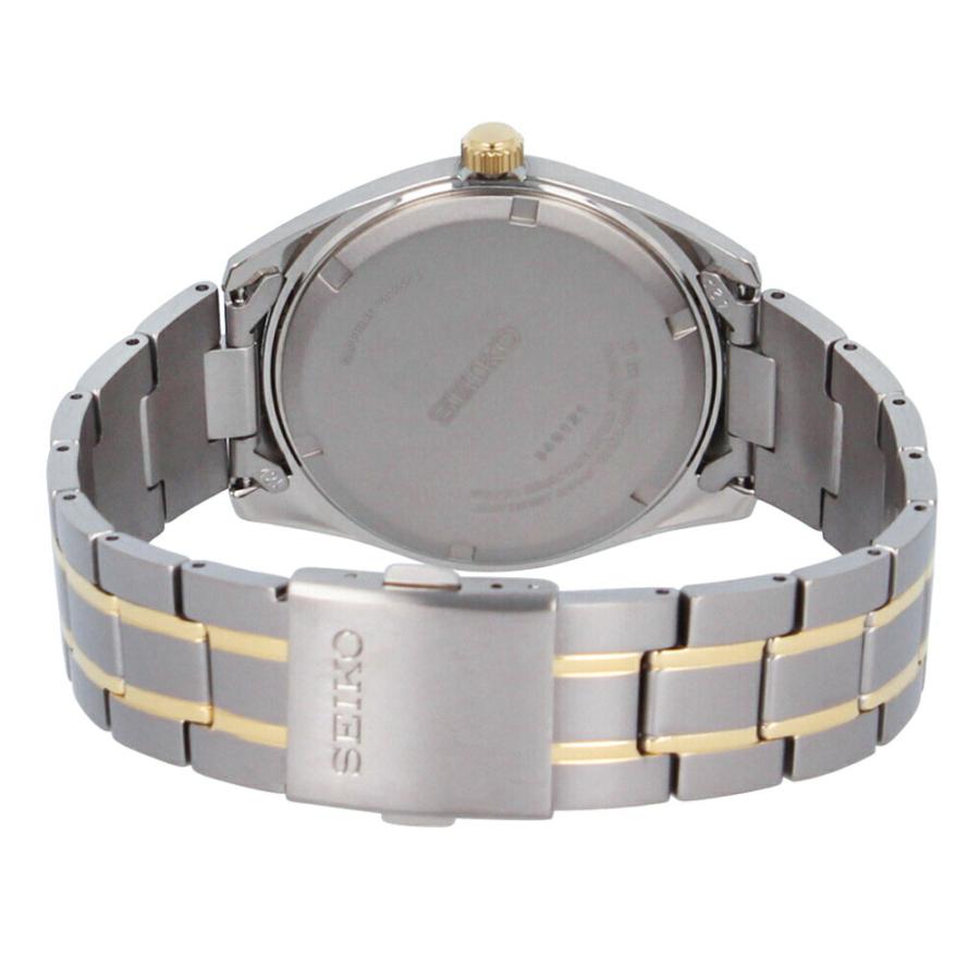 稼働　SEIKO 腕時計　オーバル　コンビカラー　三針 SEIKO（セイコー） Titanium腕時計 メンズ クオーツ アナログ 3針
