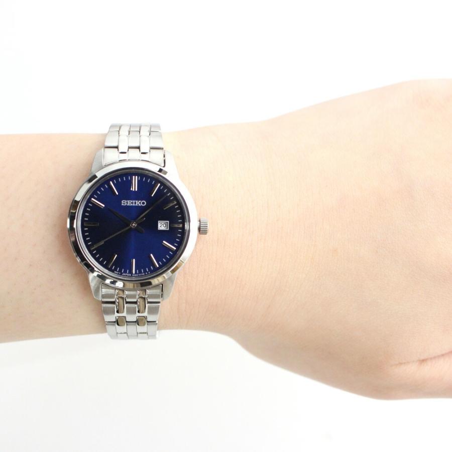SEIKO（セイコー） セイコー腕時計 レディース クオーツ アナログ 3針 ステンレス メタル シルバー ネイビー SUR407P 爆買 ...