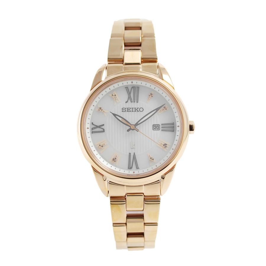 LUKIA SEIKO ルキア SUT364J1 ソーラー ローズゴールド レディース