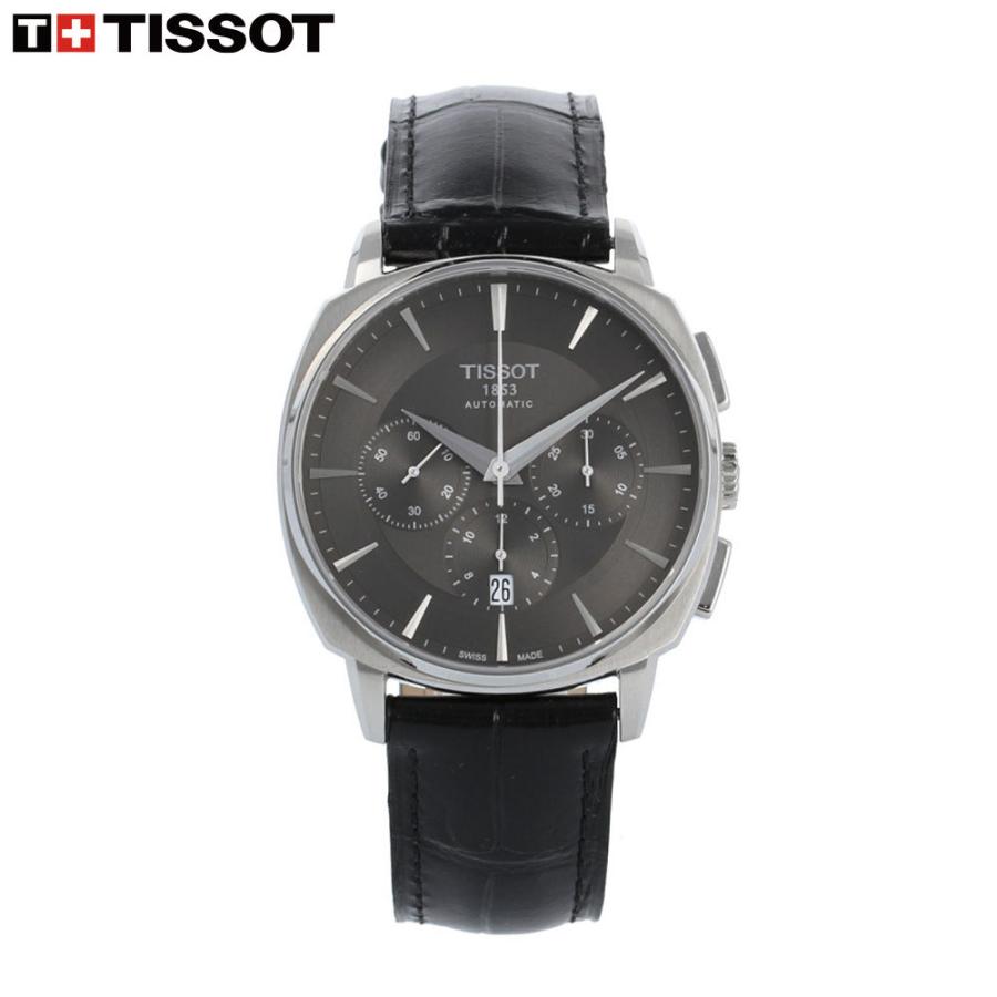 TISSOT ティソ T0595271605100腕時計 メンズ 自動巻き 機械式 レザー 