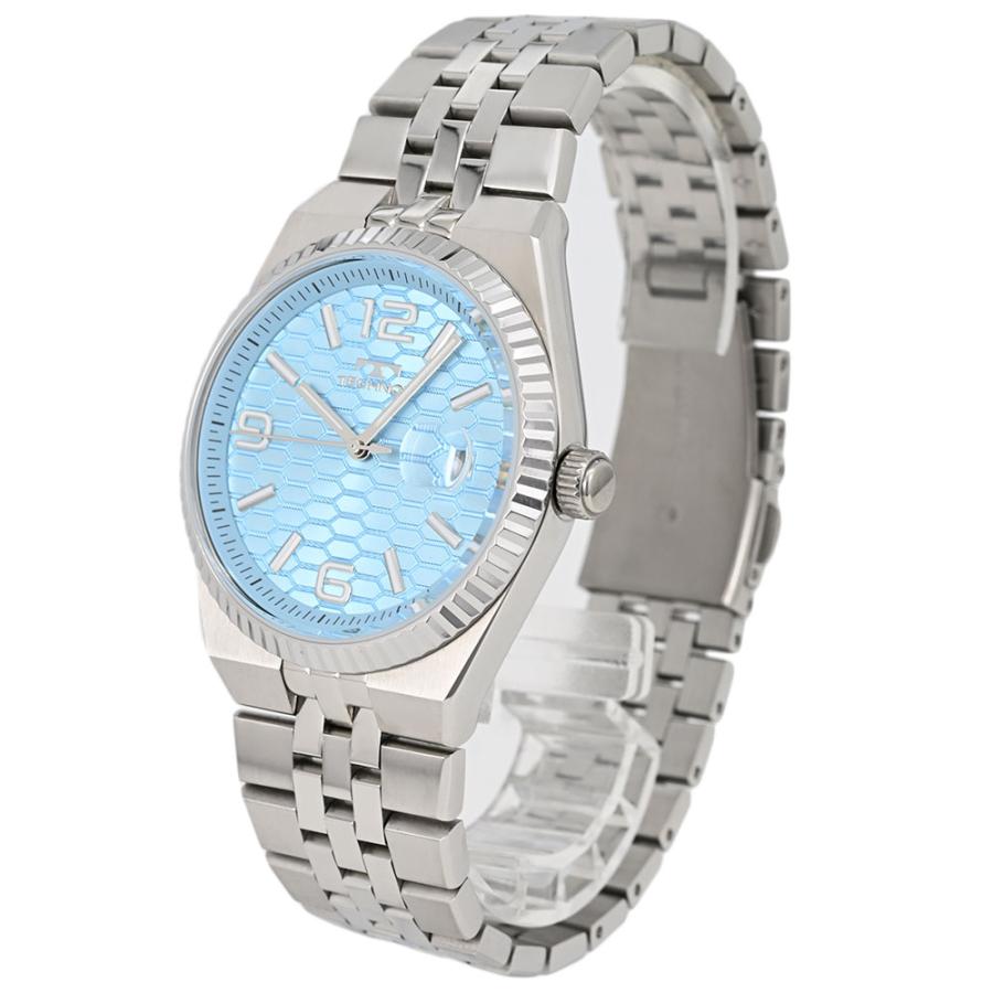 TECHNOS テクノス T6C36SI メンズ 腕時計 アイスブルー TECHNOS