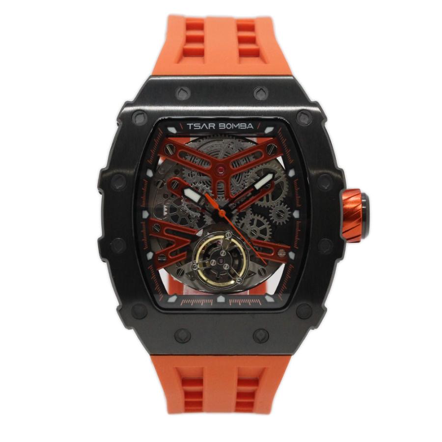 TSAR BOMBA ツァーボンバ Buy Luxury Automatic Men's Carbon Fiber Watch 50M- Tsarbomba