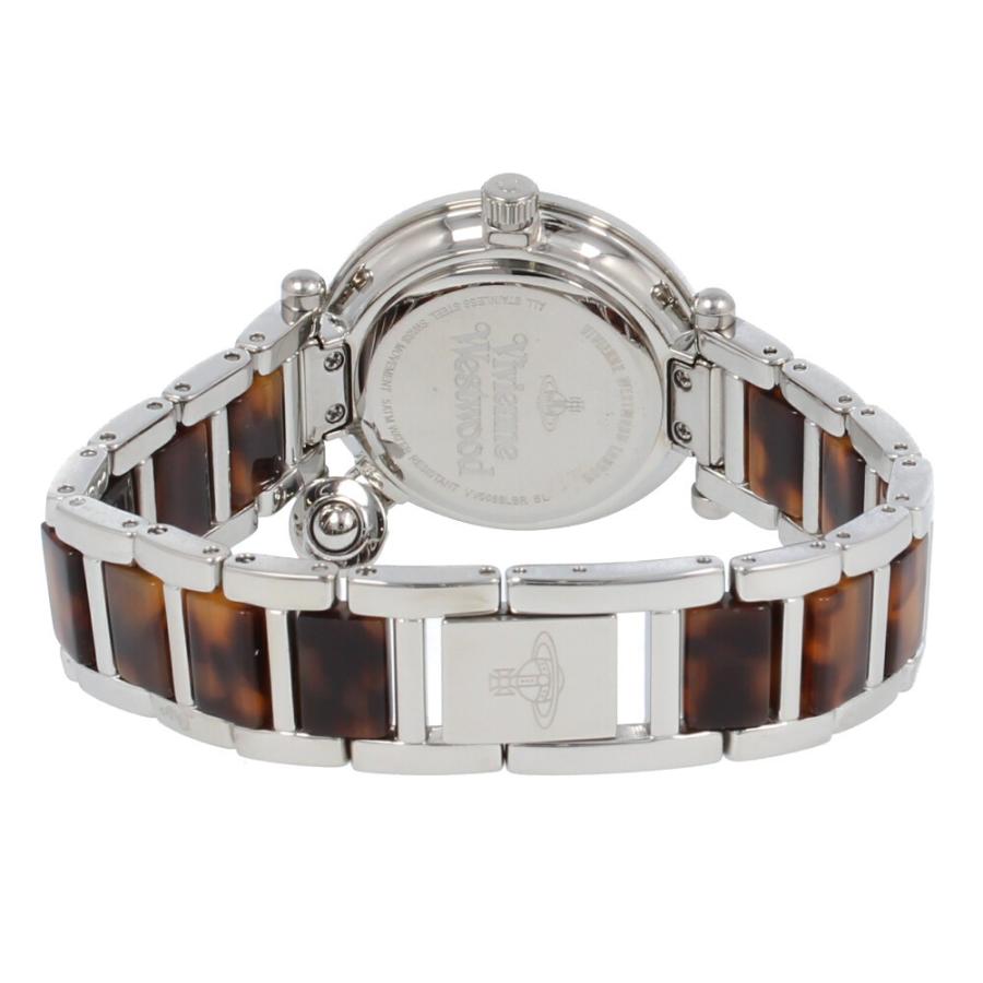 稼働/良品】Vivienne Westwood クオーツべっ甲 オーブシルバー