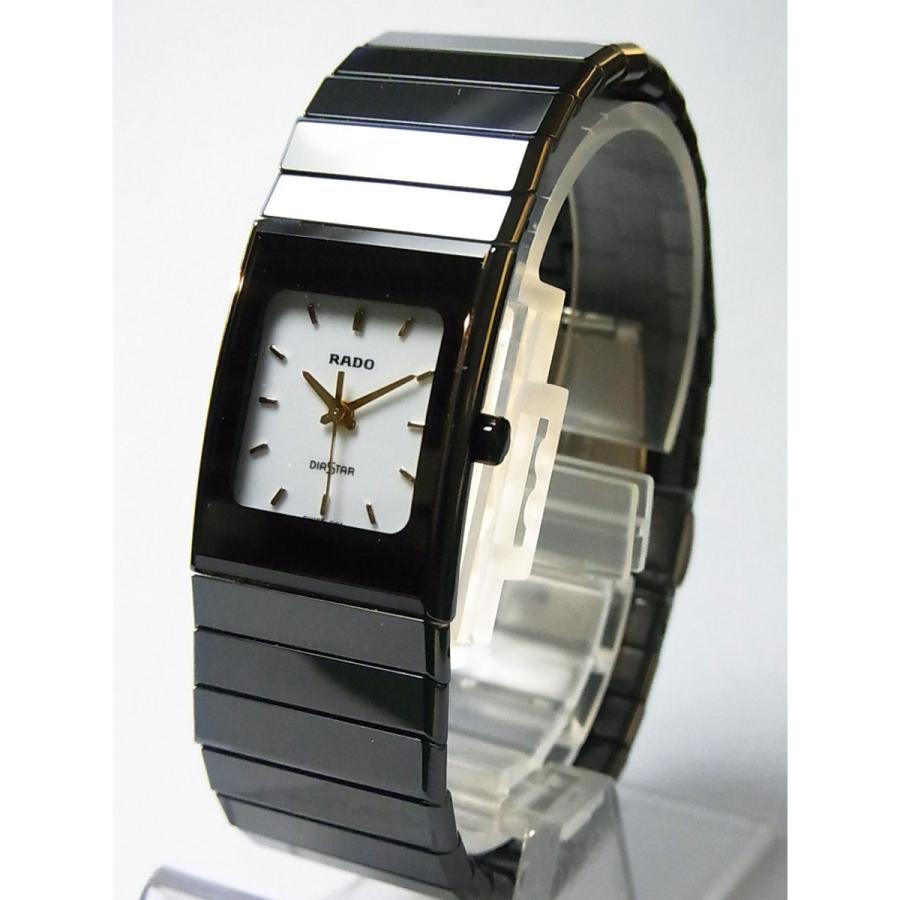 RADO ラドー セラミック セラミカ 黒セラミック 白文字盤 在庫処分 訳  