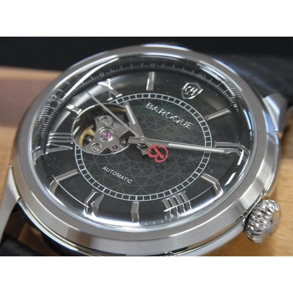 新品】BAROQUE バロック 大人気自動巻き BA3004S-60BK 保証
