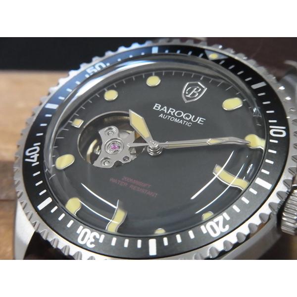 バロック BA3005S-02BR ダイバーズ 自動巻き 腕時計 メンズ｜BAROQUE