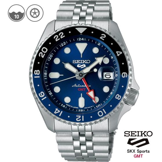 Seiko 5 【森田学デザイン交換ストラップ付】 SEIKO 5スポーツ SBSC003