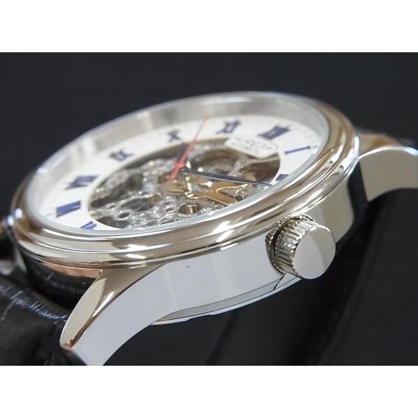 オレオール AUREOLE SW614M-06 自動巻き式時計 スケルトンウオッチ