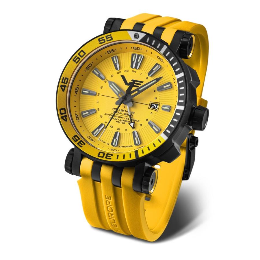【ボーナスストア+10%】 ボストーク ヨーロッパ VOSTOK EUROPE NH34-575C719 エネルギア GMT 替えベルト付き 48mm 国内正規品 腕時計の画像