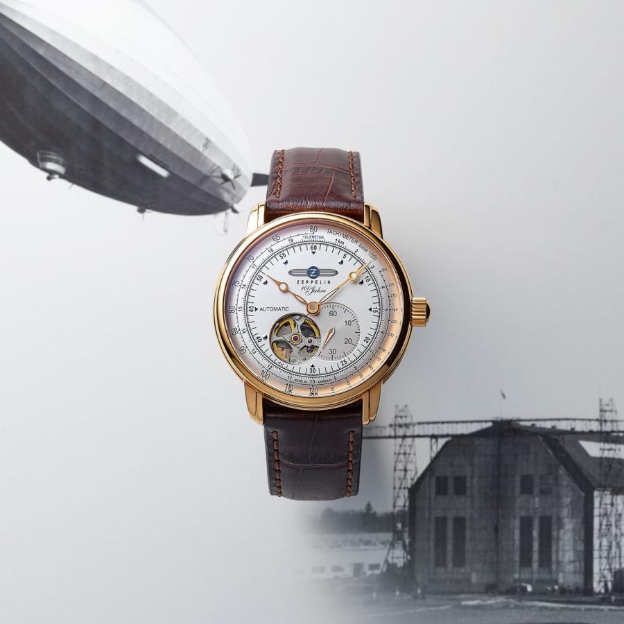 【ボーナスストア+10%】 ツェッペリン ZEPPELIN 7662-8 100周年記念シリーズ 40mm 国内正規品 腕時計の画像