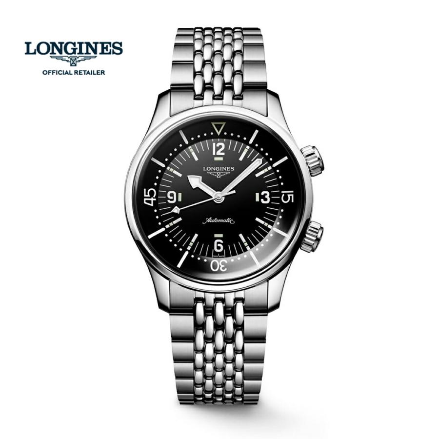 【ボーナスストア+10%】 ロンジン LONGINES L3.764.4.50.6 ヘリテージ ロンジン レジェンドダイバー 39mm 国内正規品 腕時計